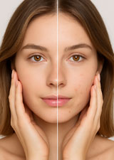 Isotretinoin is the only medicine known to reduce sebum production by directly suppressing sebaceous gland activity leading to long-term acne remission.